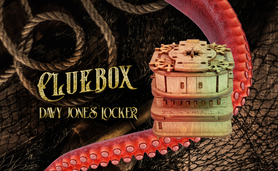 Cluebox - an Escape Room in a Box. Davy Jones' Locker by iDventure —  Kickstarter