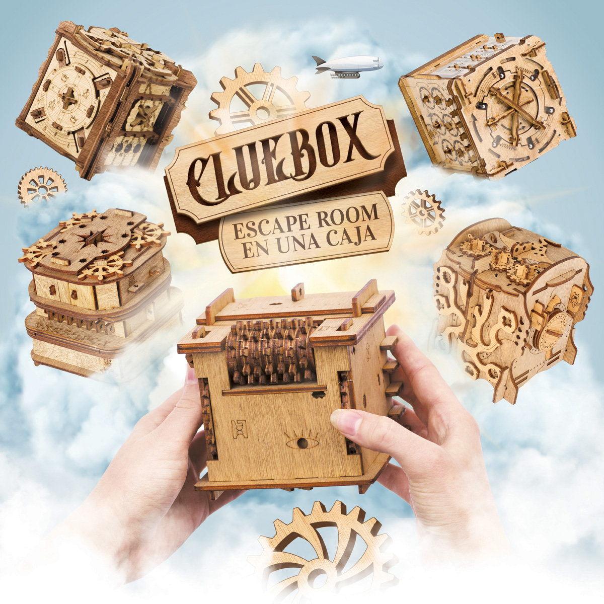 iDventure Cluebox Escape Room in a Box - Gato Schrödingers - Juego