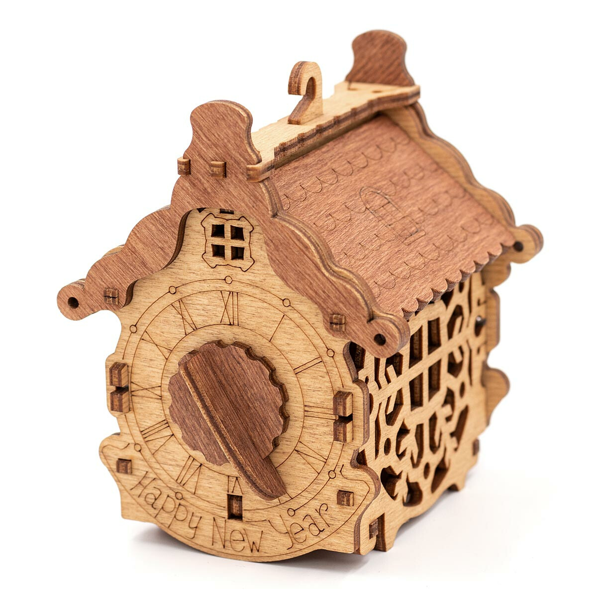 "Happy New Year" Box - Wooden kit