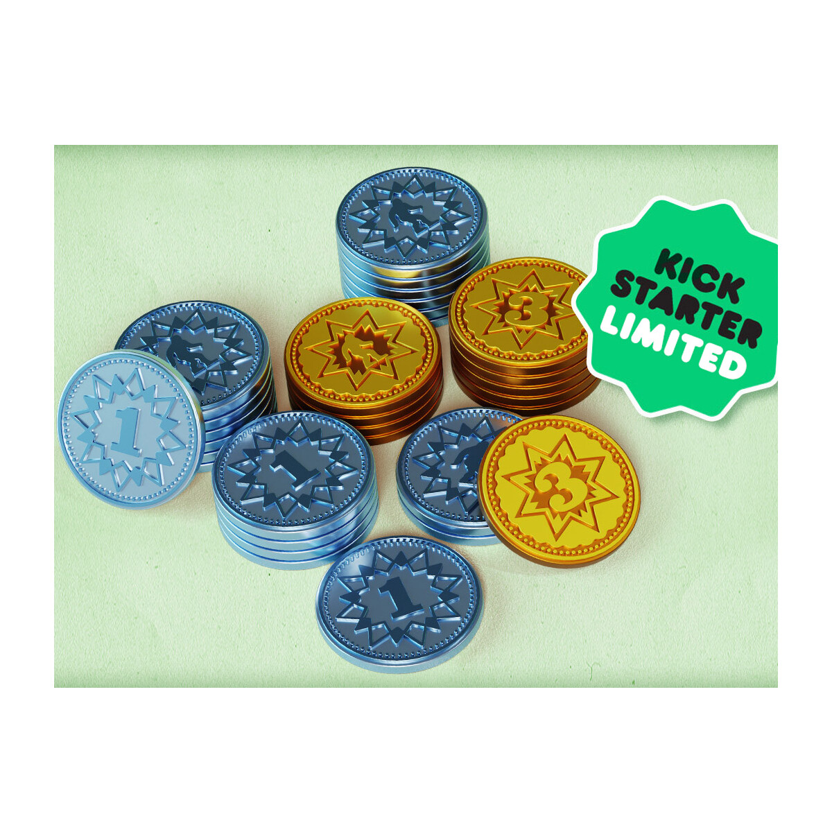 Metal coins for Cryptic Nature *30 pcs