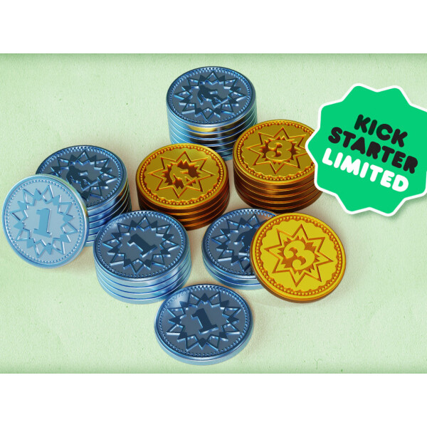 Metal coins for Cryptic Nature *30 pcs